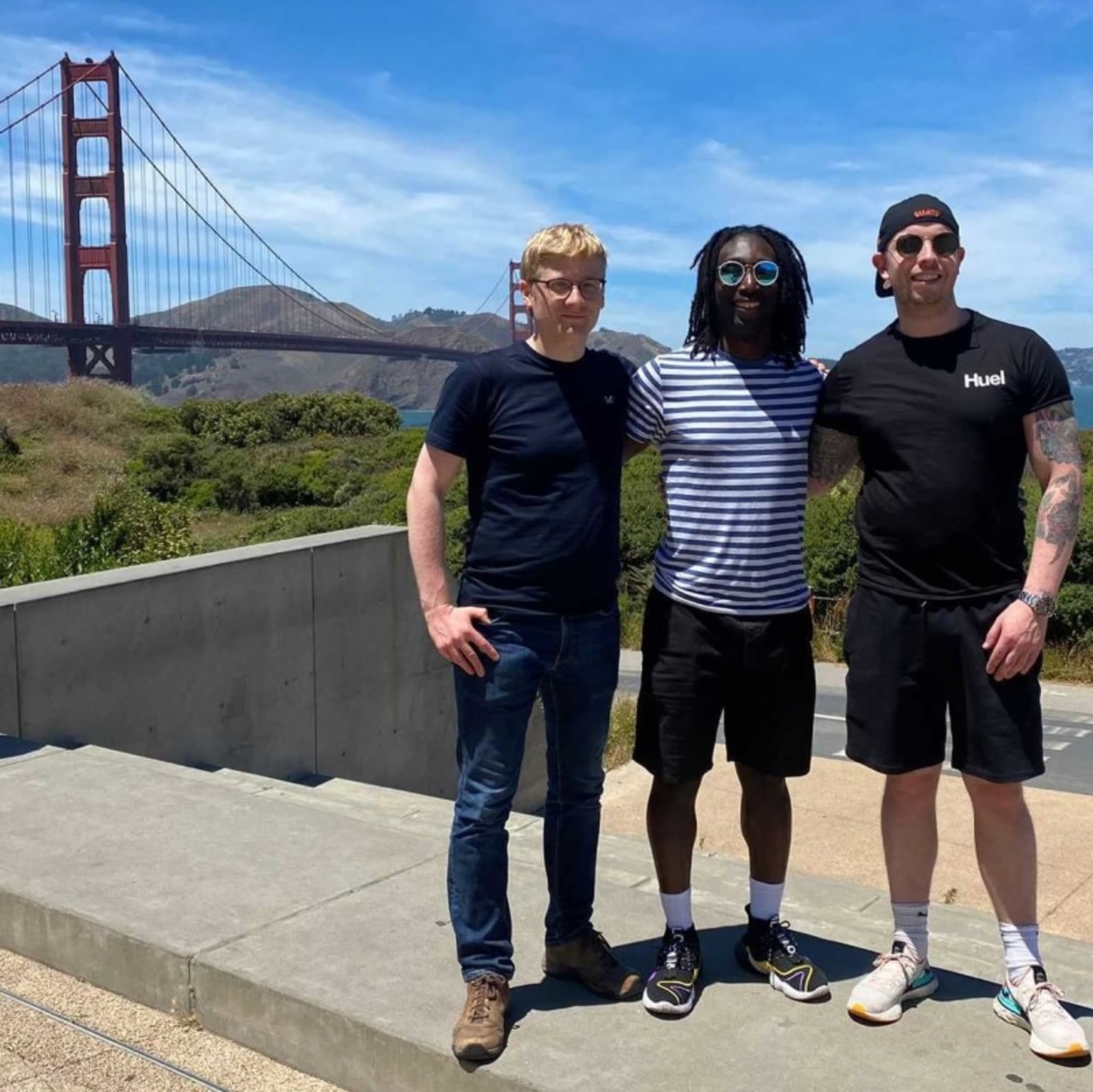 Netacea team at Golden Gate Bridge