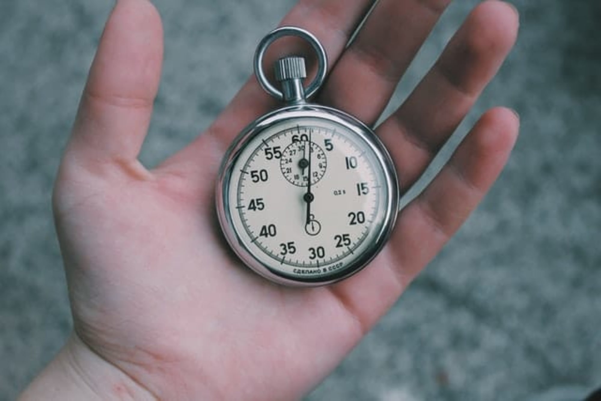 hand with watch